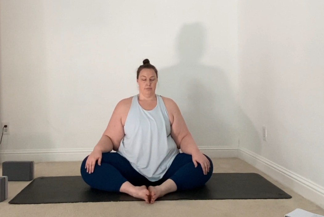 Yoga for plus size people