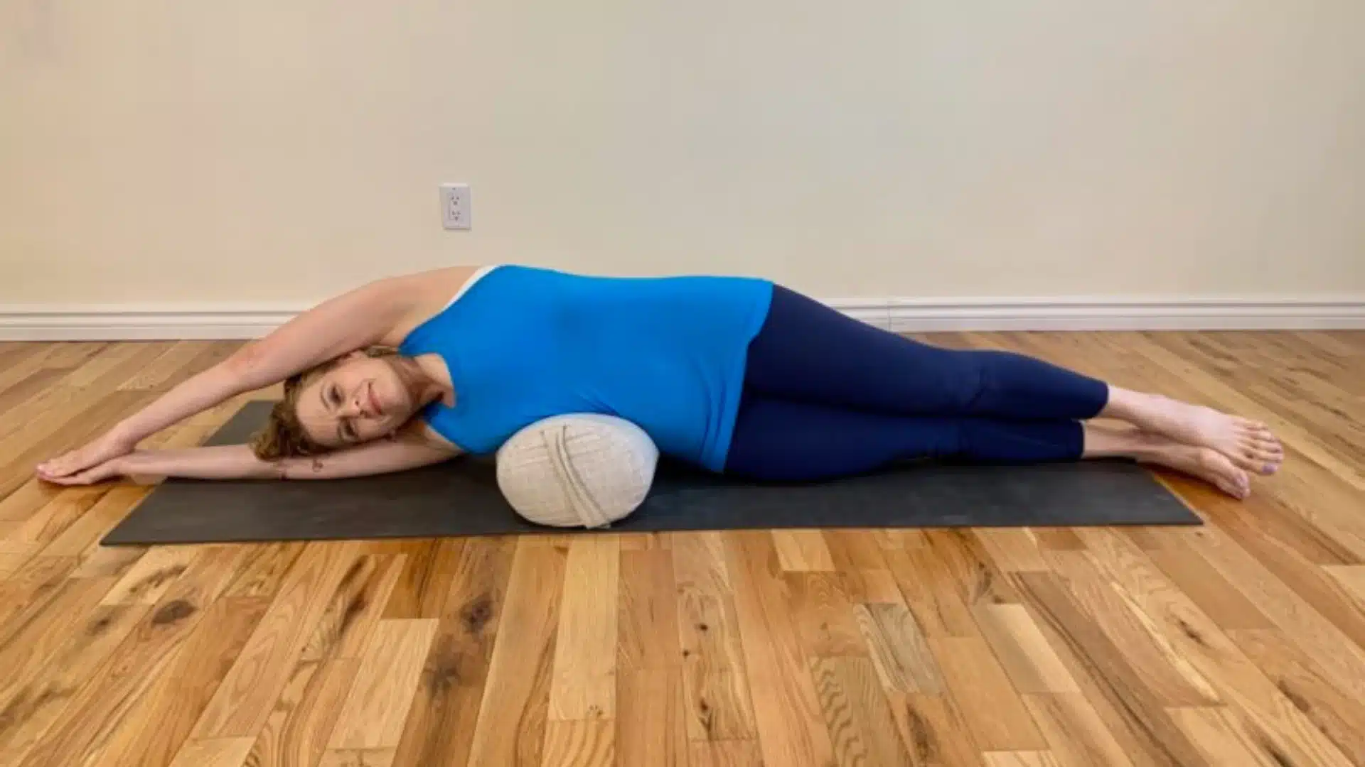 The Restorative Benefits of Supported Side Stretch Pose