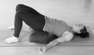 The Serenity of Supported Bridge Pose