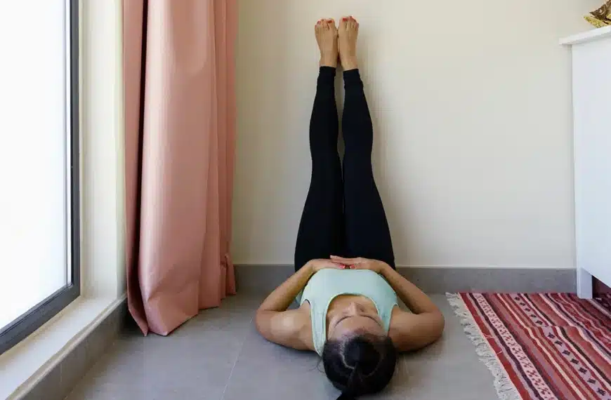 Benefits of Supported Legs-Up-the-Wall Twist in Yoga Practice